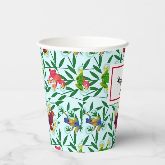 Bladkikkervispartij Papieren Bekers (Rechts)