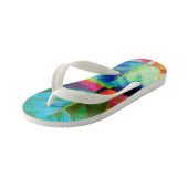 Bladkleuren Kinder Teenslippers (Schuin)