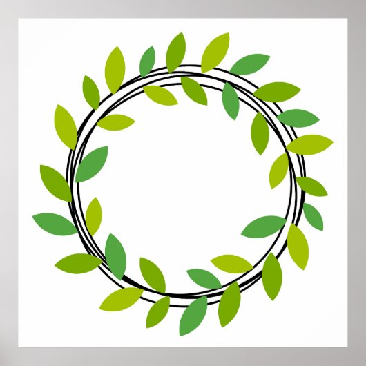 Bladkrans Poster (Voorkant)