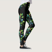 Bladkunst Leggings (Rechts)