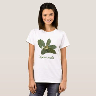 Bladlaurel, vers t-shirt