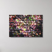 Bladleder en druiven in acryl canvas afdruk (Voorkant)