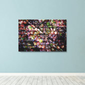 Bladleder en druiven in acryl canvas afdruk (Insitu (Houten vloer))