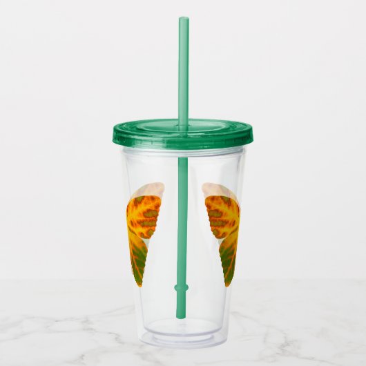 bladluzervlinder 1 acryl drinkbeker (Rechts)