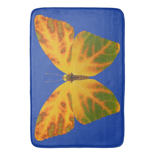 bladluzervlinder 1 badmat (Voorkant Verticaal)