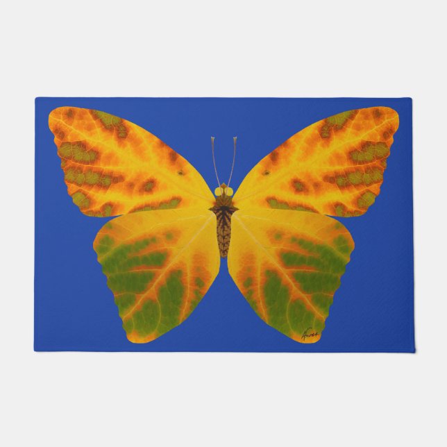 bladluzervlinder 1 deurmat (Voorkant)