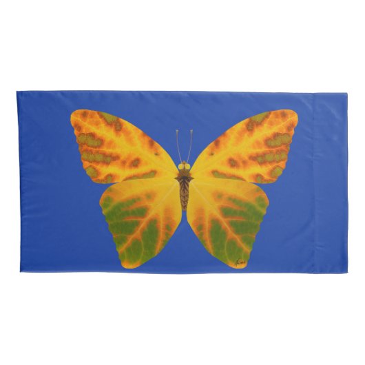 bladluzervlinder 1 kussensloop (Achterkant-Rechts)