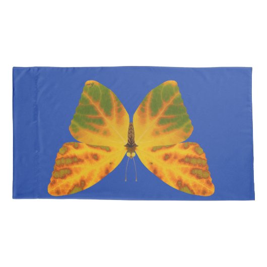 bladluzervlinder 1 kussensloop (Achterkant-Links)