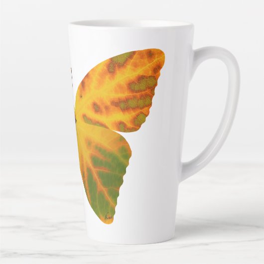 bladluzervlinder 1 latte mok (Rechts)