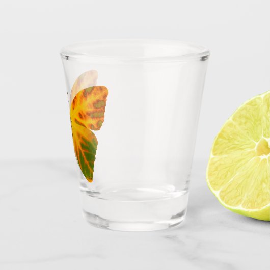 bladluzervlinder 1 shot glas (Rechts)