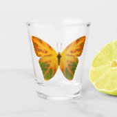 bladluzervlinder 1 shot glas (Voorkant)