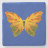 bladluzervlinder 1 stenen onderzetter (Voorkant)