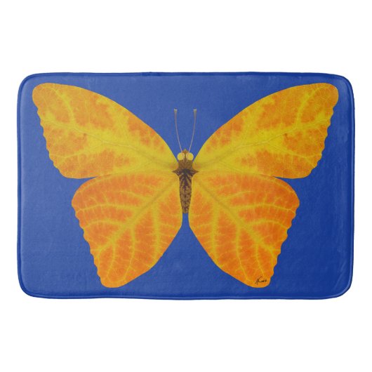 bladluzervlinder 3 badmat (Voorkant)