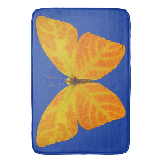 bladluzervlinder 3 badmat (Voorkant Verticaal)