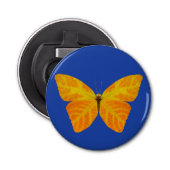 bladluzervlinder 3 button flesopener (Voorkant)