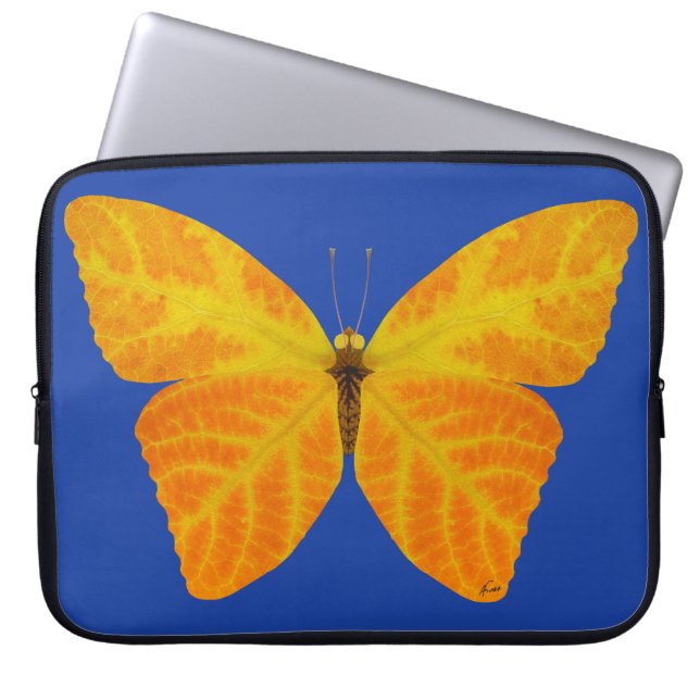 bladluzervlinder 3 laptop sleeve (Voorkant)