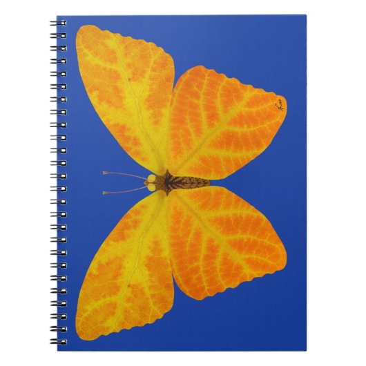 bladluzervlinder 3 notitieboek (Voorkant)