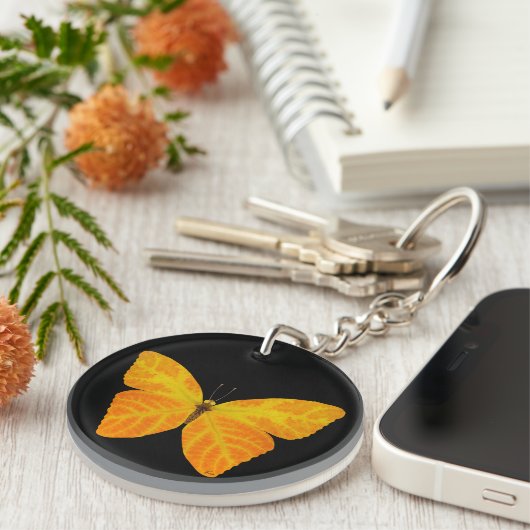 bladluzervlinder 3 sleutelhanger (Voorkant Rechts)