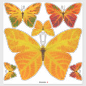 bladluzervlinder 3 sticker (Vel)