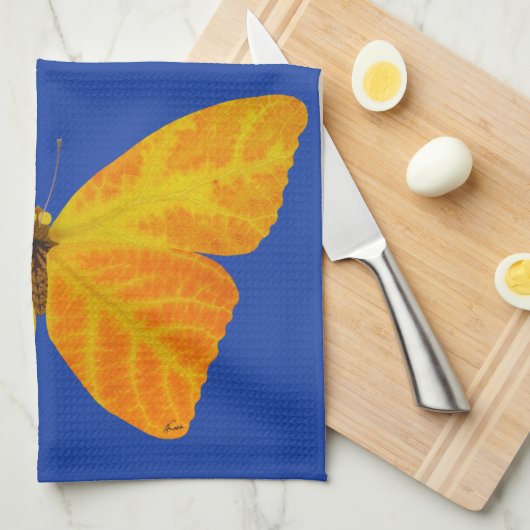 bladluzervlinder 3 theedoek (Quarter Fold)