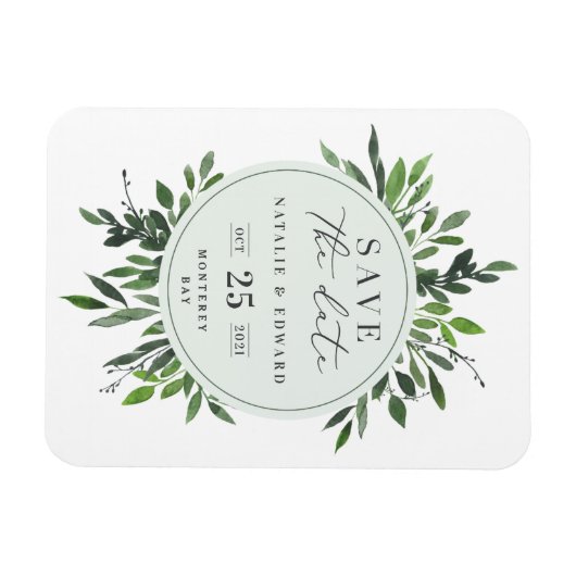 bladmagneet De datummagneet opslaan waterverf Magneet (Horizontaal)