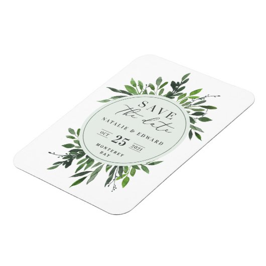 bladmagneet De datummagneet opslaan waterverf Magneet (Linkerzijde)