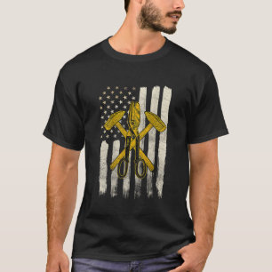 Bladmetaal Worker Gifts Design op de achterkant va T-shirt