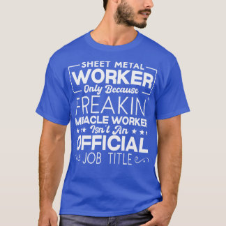 Bladmetaalarbeider Handyman T-shirt