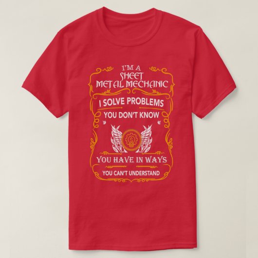 BLADMETAALMECHANICTShirt 1 T-shirt (Design voorkant)