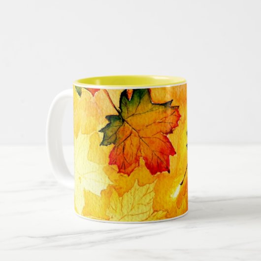 bladMok Tweekleurige Koffiemok (Voorkant links)