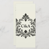  bladmotief menu (Voorkant / Achterkant)