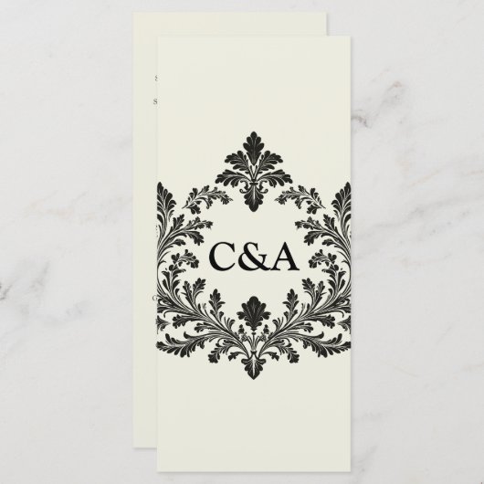  bladmotief menu (Voorkant / Achterkant)