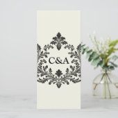  bladmotief menu (Staand voorkant)