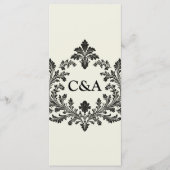  bladmotief menu (Voorkant)