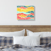 bladmozaïek canvas afdruk (Insitu (Slaapkamer))
