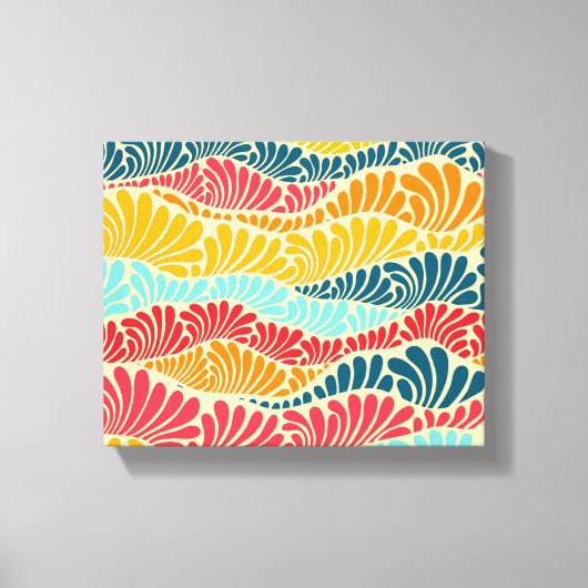 bladmozaïek canvas afdruk (Voorkant)