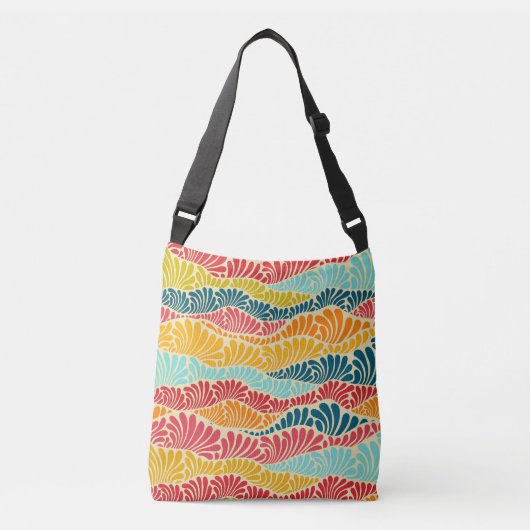 bladmozaïek crossbody tas (Voorkant)