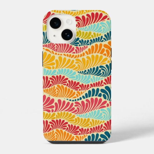 bladmozaïek iPhone hoesje (Achterkant)