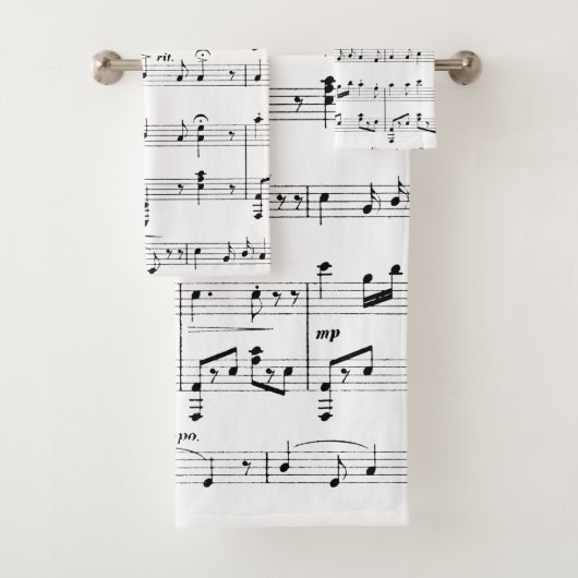 Bladmuziek Bad Handdoek (Insitu)