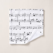 Bladmuziek Bad Handdoek (Wasdoekje)