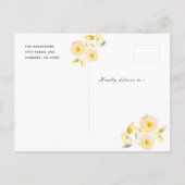 Bladmuziek Boho Floral Wood Foto Afstuderen Aankondigingskaart (Achterkant)