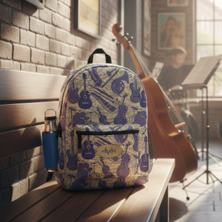 Bladmuziek en Instrumenten VioletCream ID481 Bedrukte Rugzak