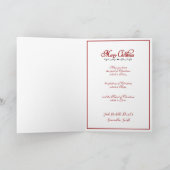 Bladmuziek Hark the Herald Angels Sing Feestdagen Kaart (Binnen)