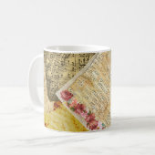  Bladmuziek Musical Notes Coffee Mok (Voorkant links)
