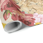 Bladmuziek Musical Notes Gift Wrap Cadeaupapier (Rol Hoek)