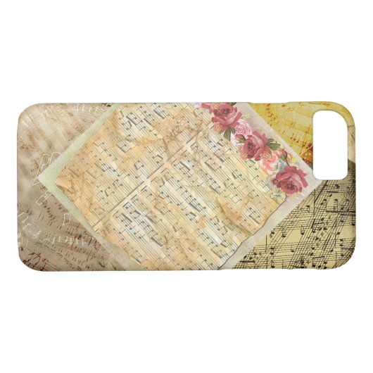  Bladmuziek Musical Notes Telefoonhoesje Case-Mate iPhone Case (Achterkant (Horizontaal))