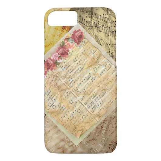  Bladmuziek Musical Notes Telefoonhoesje Case-Mate iPhone Case (Achterkant)