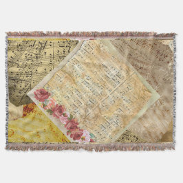  Bladmuziek Muzieknoten Deken