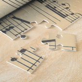 Bladmuziek ~ Muzieknoten ~ Feesttijd ~ Legpuzzel (Zijkant)