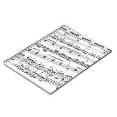 Bladmuziek Notitieboek (Linkerzijde)